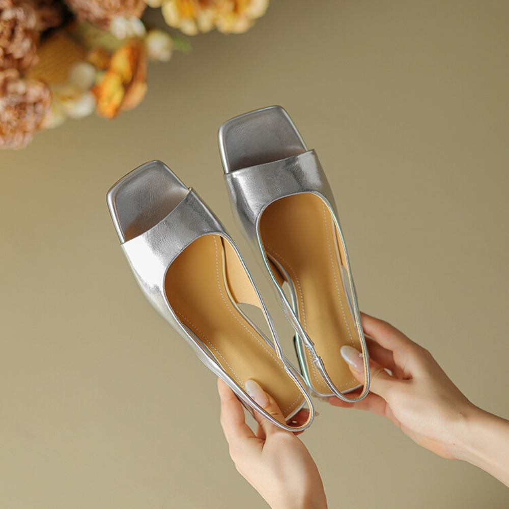 Rahat Yumuşak Tabanlı Metalik  - Kitten Heel Women incelemesi ve fiyatı
