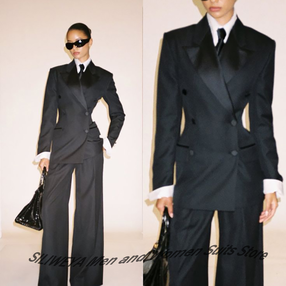 Profesyonel Kadın Siyah Kruvaz - Women Formal Wear Shirt And Pant incelemesi ve fiyatı