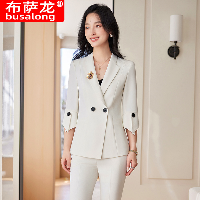 İlkbahar Yaz Yeni Sarı Takım E - Women Formal Wear Shirt And Pant incelemesi ve fiyatı