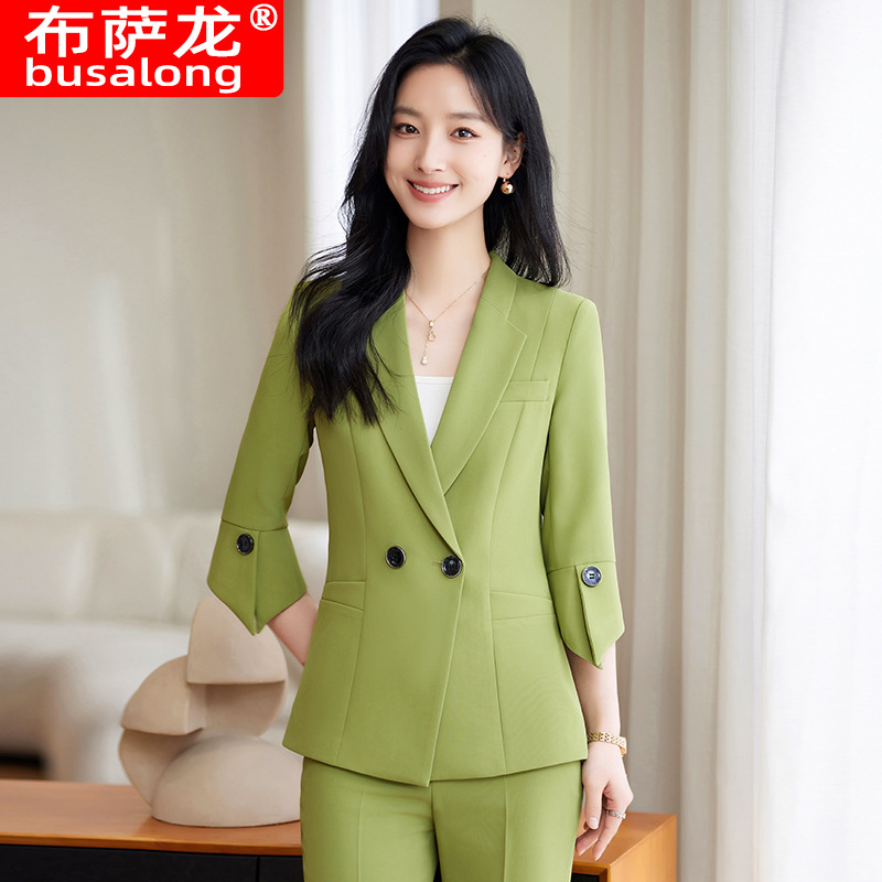 İlkbahar Yaz Yeni Sarı Takım E - Women Formal Wear Shirt And Pant incelemesi ve fiyatı
